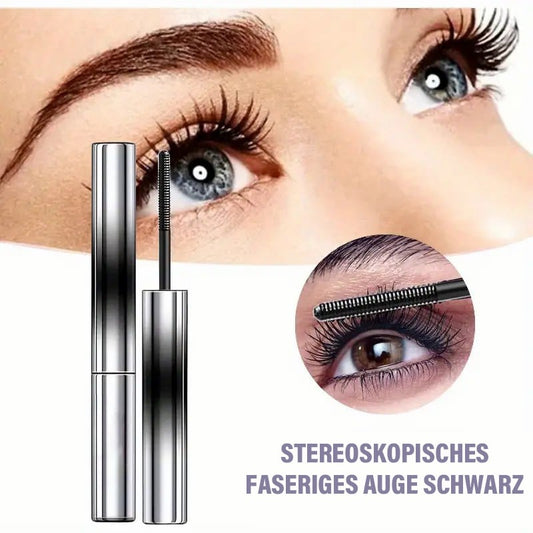 💜LETZTER TAG – KAUF 1, ERHALTE 1 GRATIS💜 Schlanke, wellenförmige kleine Stahlrohr-Wasserfest-Natur-Mascara