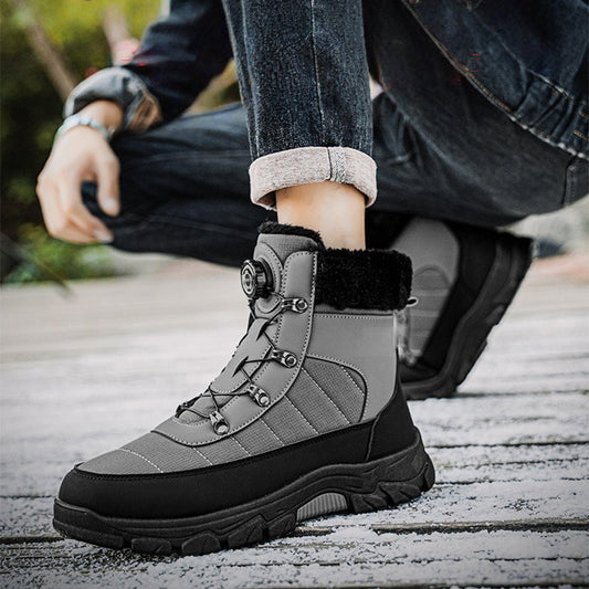 💜 LETZTER TAG DER AKTION – 70 % RABATT 💜Bequeme Herrenstiefel mit weichem Kunstfellfutter