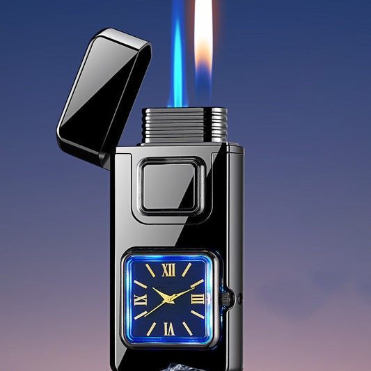 🕒 Zeitlich begrenzter Flash-Sale: 60 % Rabatt! ✨ Multifunktionales Feuerzeug mit integrierter Uhr – elegant und tragbar 🔥⌚