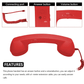📞 Save 50%! 🤣 Retro Telephone Handset – Unique gift for special occasions ✨