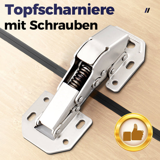 📢📢50 % Rabatt!! ⏰4er Set Topfscharniere mit Schrauben