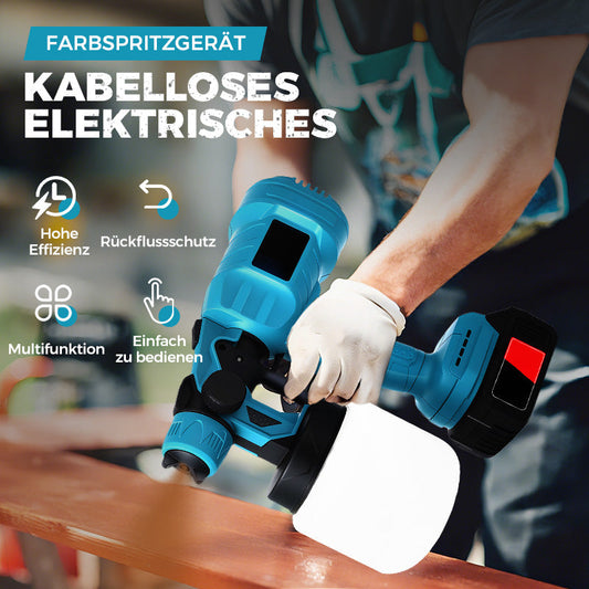 🔥🔥 60 % Rabatt + Gratisversand! 💥 🎨 Kabelloses elektrisches Farbspritzgerät – Schnell, sauber und effizient