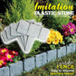 📢📢40% RABATT !!⏰ Gartenzaun aus Kunststein – Einfach zu montieren & erweiterbar – Naturgetreue Optik, perfekt für Beete, Wege oder Rasen – wetterfest & langlebig ✨