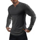 📢📢50 % Rabatt!! ⏰ Herren Fitness-Langarmshirt – Halbeng, elastisch, gestreift & atmungsaktiv, für Basketball, Laufen & Training, S–3XL✨