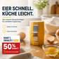 📢📢 JETZT 50 % RABATT!! ⏰ 2-in-1 Eierknacker & Eigelb-Separator – hygienisch, einfach in der Handhabung & vielseitig für rohe und gekochte Eier 🥚