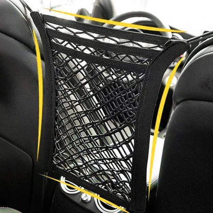 📢📢50% RABATT !!⏰Universeller Auto-Sitzorganizer mit Netzfächern – Praktische Aufbewahrungstasche für Sitz und Rückenlehne