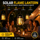 📢📢50% RABATT !!⏰Solar-Flackerflammen-Laterne – Wasserdicht, automatisch & kabelos – Realistisches warmes Licht für Terrasse & Garten 🌙