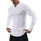 📢📢50 % Rabatt!! ⏰ Herren Fitness-Langarmshirt – Halbeng, elastisch, gestreift & atmungsaktiv, für Basketball, Laufen & Training, S–3XL✨