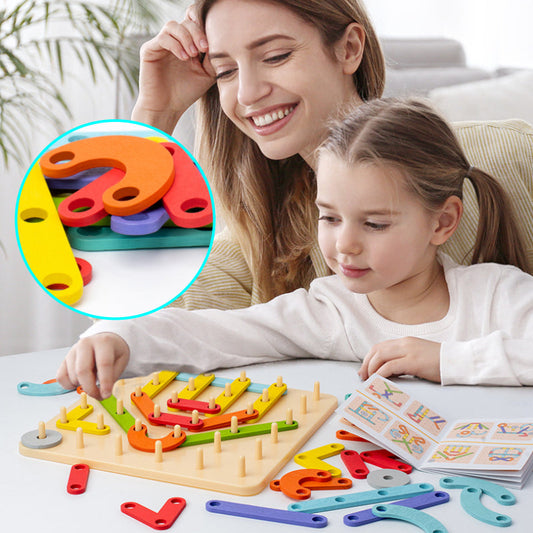 📢📢50 % RABATT !!!🎁Montessori-Steckbrettpuzzle 🎅Weihnachtsgeschenkidee!🎁