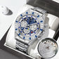 📢📢68 % Rabatt!!! 🎅【🎁Weihnachtsgeschenk🎁】TINAIBIN Zwölf Sternzeichen & Sternenhimmel Diamant Automatikuhr Skelett Herrenuhr