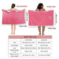 Damen Bademantel aus Coral Fleece – Schnelltrocknend, Atmungsaktiv & Bequem mit Verstellbaren Bändern | Ideal für Dusche, Pool, Yoga | Hautfreundlich & Vielseitig
