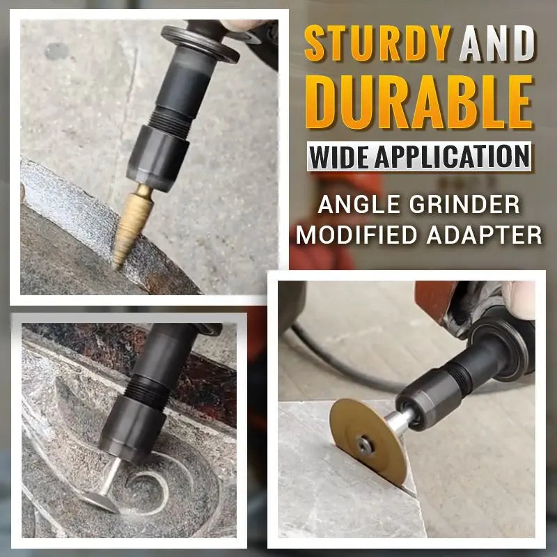 Winkelschleifer-Adapter | 3mm/6mm Spannfutter | Metallbau für Langlebigkeit | Kompatibel mit Winkelschleifer-Adapter | 3mm/6mm Spannfutter | Metallbau für Langlebigkeit | Kompatibel mit