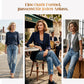 📢📢35% RABATT !!⏰Damen-Retro-Cropped-Straight-Leg-Jeans👖