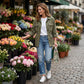 📢📢35% RABATT !!⏰Damen-Retro-Cropped-Straight-Leg-Jeans👖