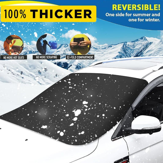 🎁49 % Rabatt!🔥Verbesserte magnetische Schneeschutzabdeckung für die Windschutzscheibe (Modelljahr 2025)