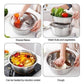 ⏳Zeitlich begrenzter 50% Rabatt⏰ Haushalts-Edelstahl 3-teiliges Gemüse-Hack- und Abtropfkorb-Set🥒🥔🧅