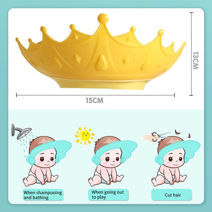 🛁 JETZT 50 % RABATT! 👑 Kindermütze mit Ohrenschutz – weich & warm – breiter, umgeschlagener Rand schützt Augen und Ohren – perfekt zum Haarewaschen 🧒