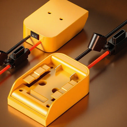 📢📢50% RABATT !!⏰Power Wheels Adapter für DeWalt 18V/20V Akku mit Schalter & Sicherung