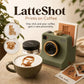 📢📢50% RABATT !!⏰Retro Kaffee-Kunst-Kamera – Mechanischer Latte-Art Schablonendrucker