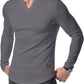 📢📢50 % Rabatt!! ⏰ Herren Fitness-Langarmshirt – Halbeng, elastisch, gestreift & atmungsaktiv, für Basketball, Laufen & Training, S–3XL✨