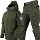 🛡️ 🧥 Taktisches Softshell-Jacken- & Hosen-Set – Wasserdicht, Winddicht & Isoliert für Extremeinsätze im Winter ⛰️