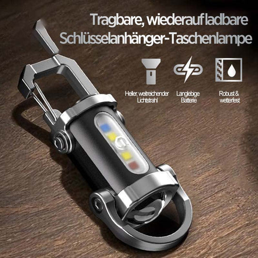 65% RABATT! 🚨【3-in-1 Multifunktionsgerät】Schlüsselanhänger-Taschenlampe1