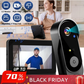 💎 -50% AUF DIE DRAHTLOSE TÜRKLINGEL-KAMERA ! 💎 1080P HD, 170° Weitwinkel, 4,3" Farbmonitor & IPX65 Wetterfest ✨