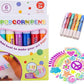 🥳HEISSER SALE 2026🥳💞50.000+ VERKAUFT!🎄🎁Magische Popcorn-Stifte mit Blaseneffekt, wärmeaktivierte Popcorn-Stifte, DIY-3D-Kunstmarker für Kinderbastelprojekte
