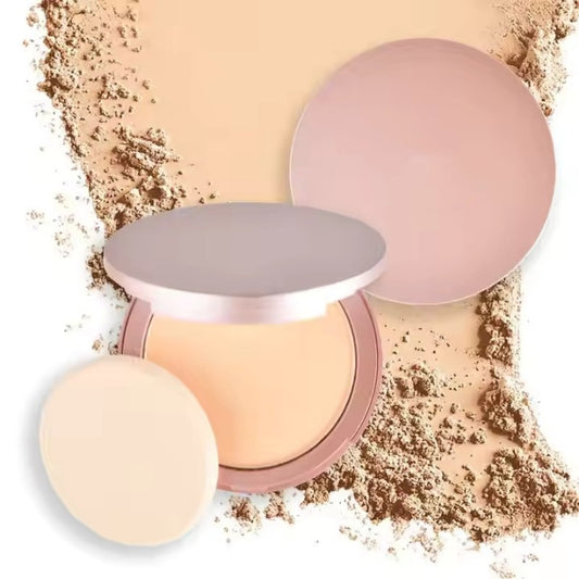 📢 50 % RABATT! ⏰ Reisefreundliches Ölkontroll-Kompaktpuder – LSF 50+, integrierter Spiegel und 12 Farbtöne für ein makelloses mattes Finish! ✨🧴