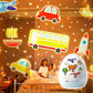📢📢50% RABATT !!⏰ Dino-Ei-Nachtlicht-Projektor mit Musik – Timer, 360° drehbar – magisches Kinderzimmer! ✨
