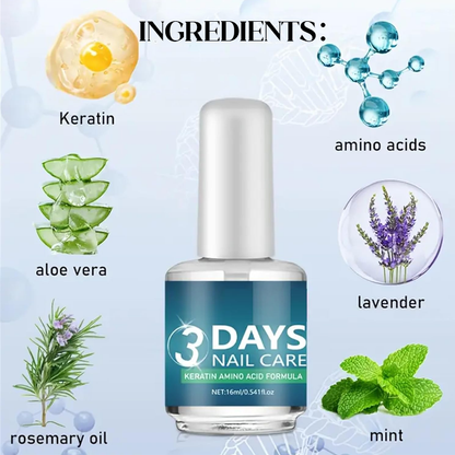 ⏳ Letzter Tag: 50 % auf das gesamte Sortiment!⏰Hochglänzendes, schnell trocknendes, pflegendes Nagelöl
