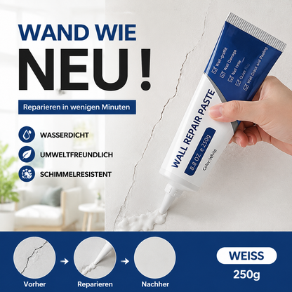 📢📢40% RABATT !!⏰ Wandreparaturpaste – Sofort Einsatzbereit, Schnell Trocknend & Glatte Oberfläche ohne Schleifen ✨