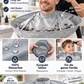 ✂️ 50% RABATT! 💇 Grauer Friseurumhang für Erwachsene – atmungsaktiv & geruchsneutral, für Schneiden & Färben