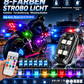 📢📢50% RABATT !!⏰Tragbare LED-Warnleuchte für das Auto mit Fernbedienung