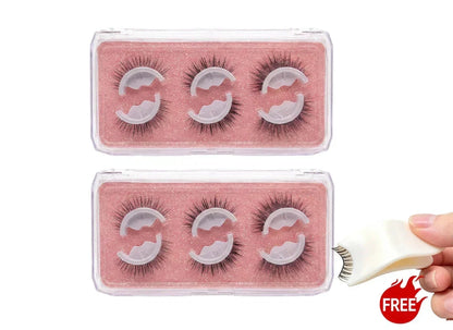 🔥LETZTER TAG VERKAUF 50%OFF💕👁️Wiederverwendbare, selbstklebende künstliche Wimpern – 3-Sekunden-Anwendung, kein Kleber nötig🌸