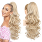 💜Zeitlich begrenzte Aktion 50 % Rabatt💜Clip-on-Haarverlängerung für welligen Pferdeschwanz