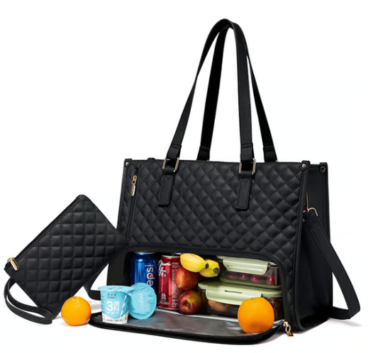 📢📢60 % Rabatt!! ⏰ 3 in 1 Lunch Tote Bag für Frauen🎁Gratis passende Geldbörse⏰Lösen Sie Ihr Taschenproblem