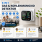 📢📢40 % Rabatt!!🏠✨Multigas‑Alarm mit LCD‑Display | CO‑, Gas‑ und Rauchmelder, Temperatur‑ und Luftfeuchtigkeitsüberwachung