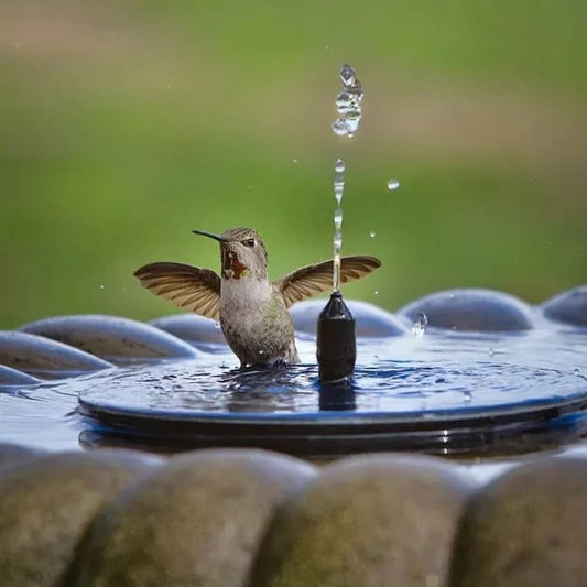 📢📢50 % Rabatt!! ⏰✨Solarbetriebene schwimmende Fontäne, geeignet für Miniatur-Gartensprinkler, Steingärten und Teiche im Freien✨