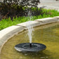 📢📢50 % Rabatt!! ⏰✨Solarbetriebene schwimmende Fontäne, geeignet für Miniatur-Gartensprinkler, Steingärten und Teiche im Freien✨