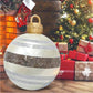 📢📢 JETZT 50 % RABATT!! ⏰Aufblasbare PVC-Weihnachtskugel für den Außenbereich