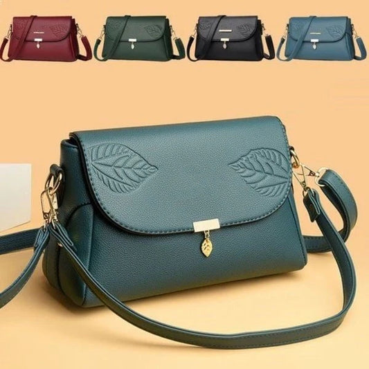 📢📢50 % Rabatt!! ⏰ Stilvolle Mehrlagen-Ledertasche für Damen - Hochwertiges Design für Stadt, Reise & jede Gelegenheit! 🎀💝