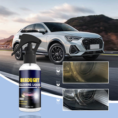 📢📢5 kaufen， 5 gratis dazu⏰ Autoscheinwerfer-Reiniger & Restaurierungsmittel – Entfernt Vergilbung & Kratzer, UV-Schutz & Langanhaltende Klarheit ✨