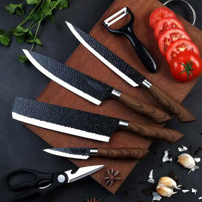 📢📢70 % Rabatt !!!✨Deutsches Profi-Kochmesserset – 6-teiliges Set