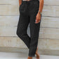 🌸LAST DAY SPECIAL PRICE: ￡12.99!!🌸Women's  Elastic Waist Cotton Linen Casual Pants