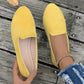 📢📢60 % Rabatt!! ⏰ Damen Flachschuhe aus Wildleder – runde Form, flacher Absatz, einfarbig