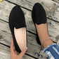 📢📢60 % Rabatt!! ⏰ Damen Flachschuhe aus Wildleder – runde Form, flacher Absatz, einfarbig
