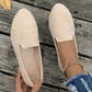 📢📢60 % Rabatt!! ⏰ Damen Flachschuhe aus Wildleder – runde Form, flacher Absatz, einfarbig