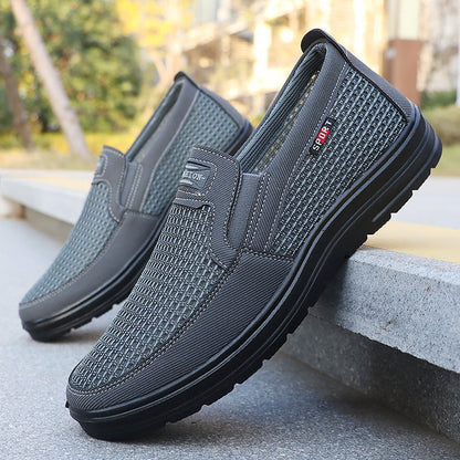 📢📢50% RABATT !!⏰Herren atmungsaktive lässige Slip-On-Schuhe