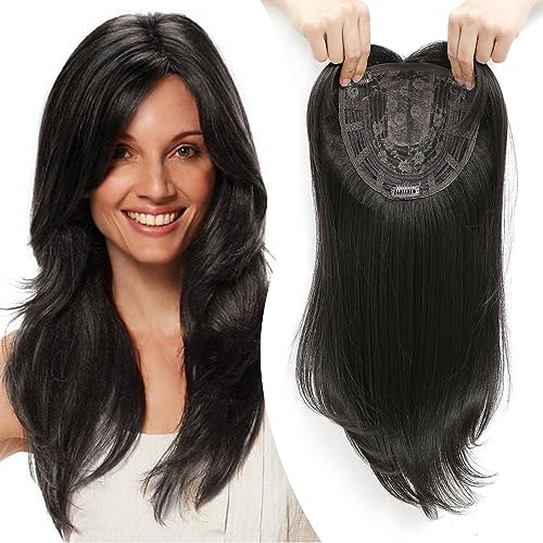 📢📢50% RABATT! ⏰ Topper mit Pony – Geschichtete Haarteile für dünnes Haar, Volumen & Natürlichkeit in Sekunden 💇‍♀️✨
